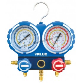 COFFRET MANOMÈTRE 2 VOIES POUR GAZ RÉFRIGÉRANT 1234 YF