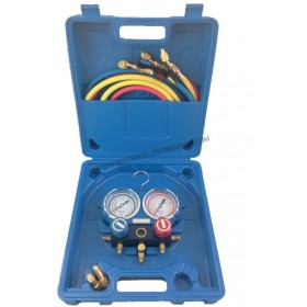 COFFRET MANOMÈTRE 2 VOIES POUR GAZ RÉFRIGÉRANT 1234 YF