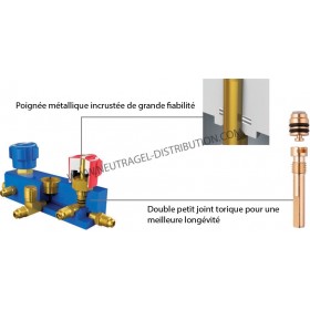 COFFRET MANOMÈTRE DIGITAL 2 VOIES TF-VDG1 COFFRET COMPLET