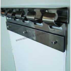 Rideaux lanières PVC standard pour température négative largeur 200 mm - épaisseur 2 mm
