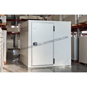 Chambre froide positive 60 mm avec sol modulable à clé