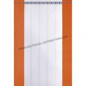 Lanières PVC pré-percées largeur 190 mm - épaisseur 2 mm à l'unité