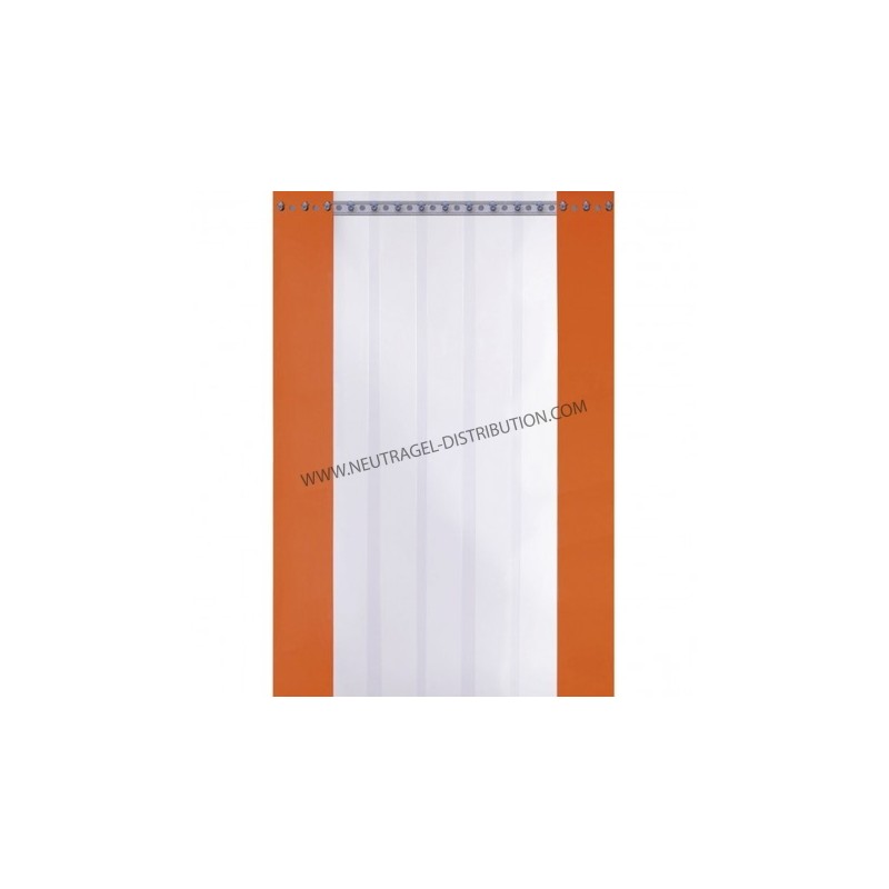 Lanières PVC pré-percées largeur 190 mm - épaisseur 2 mm à l'unité