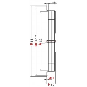 GRILLE OUVERTE 200 MM