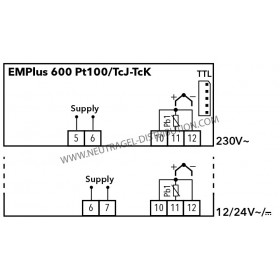 EMPLUS 600 TC/PT100 12V