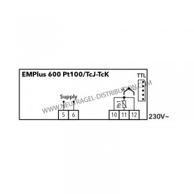 EMPLUS 600 TC/PT100 230V
