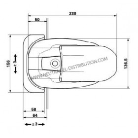 520 FERMETURE COMPOSITE VERSION INOXYDABLE