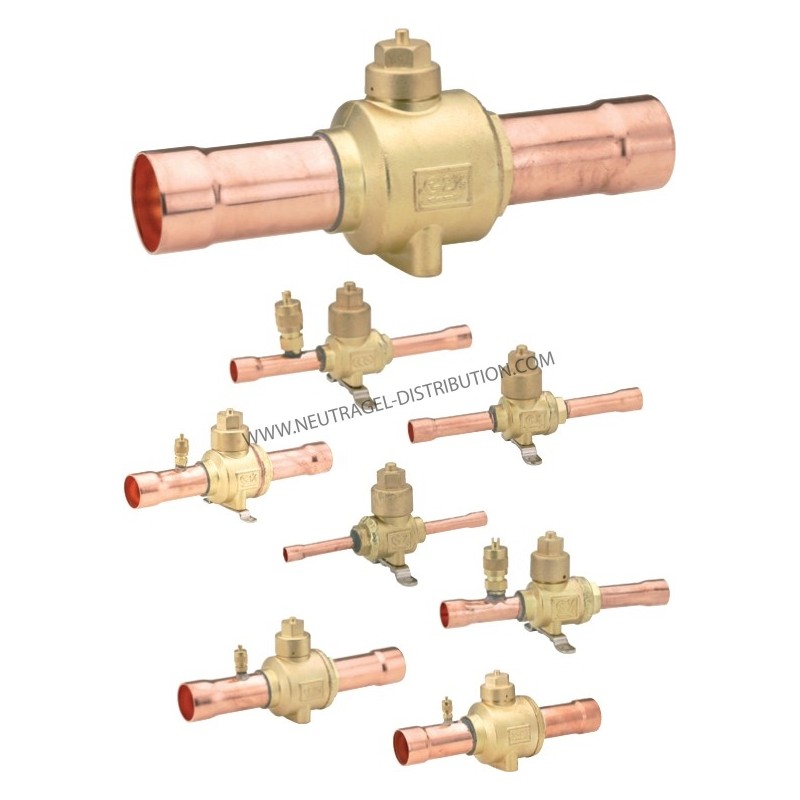 VANNE À BOISSEAU SPHÉRIQUE SANS PIQUAGE 1-1/8"