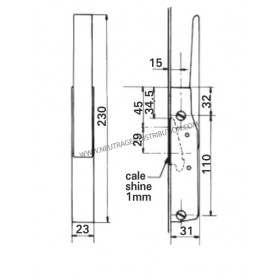 Loqueteau automatique 560 version standard