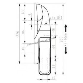 Charnière composite 1573-40