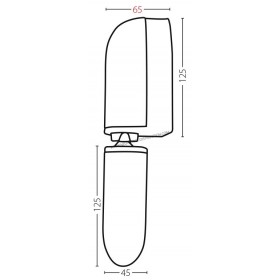 Charnière composite 68PO auto-réglable