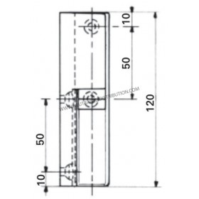 Charnière dégondable 308