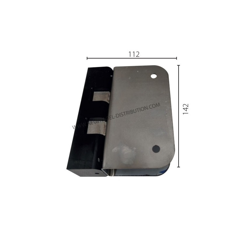 Charnière inox/polyamide à ressort 739