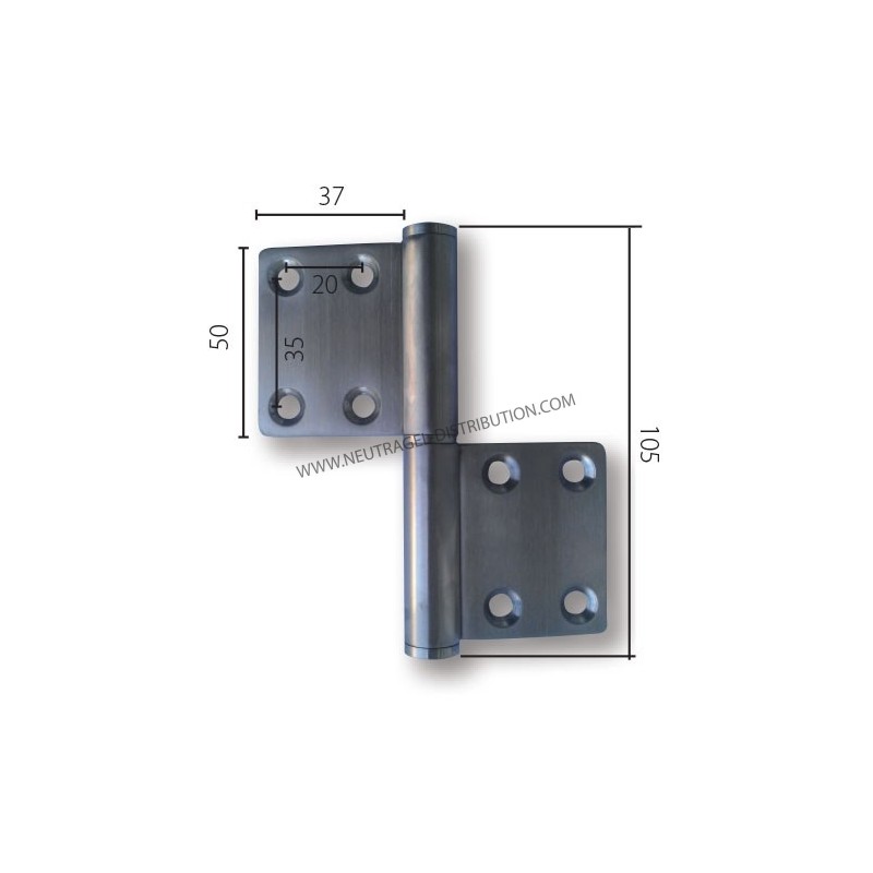 Charnière inox