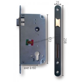Serrure pour porte barillet européen