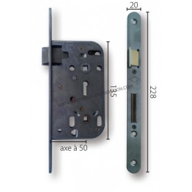 Serrure pour porte WC
