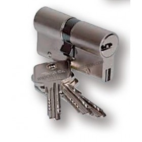 Barillet à clé pour porte de service