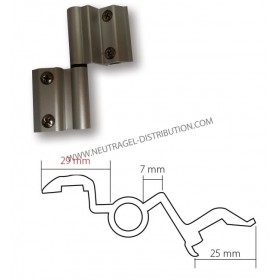 Charnière ancien modèle
