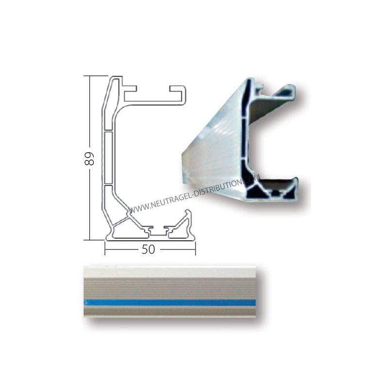 Rail lg 2820 mm pour 2120/2130/2150