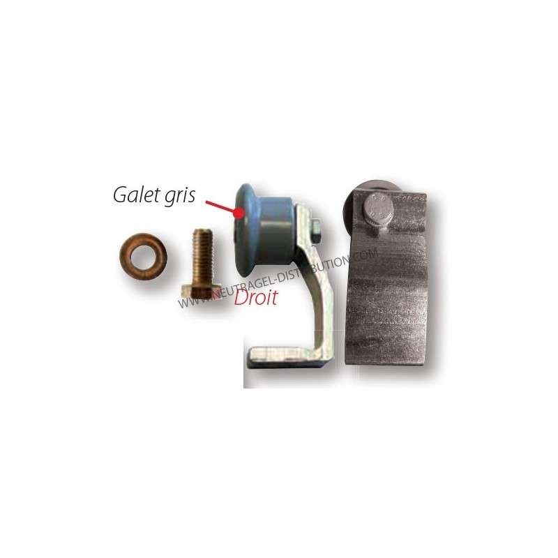 Galet gris et chariot pour 2150