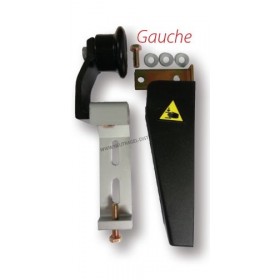 Chariot équipé galet noir + visserie pour 2120/2130