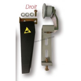 Chariot équipé galet gris + visserie pour 2150