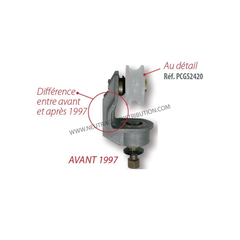 Chariot et  galet pour 2320/2420