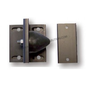 Butée d'arrêt + plaque en inox pour 7530