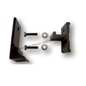 2 supports intermédiaires pour 8730 rail inox