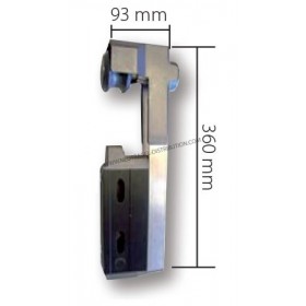 Chariot droit pour 8730 rail inox