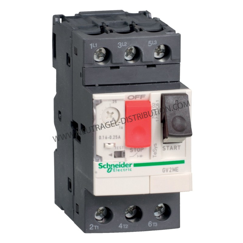 DISJONCTEUR MOTEUR MAGNÉTO-THERMIQUE AC3/230-400 V 3P