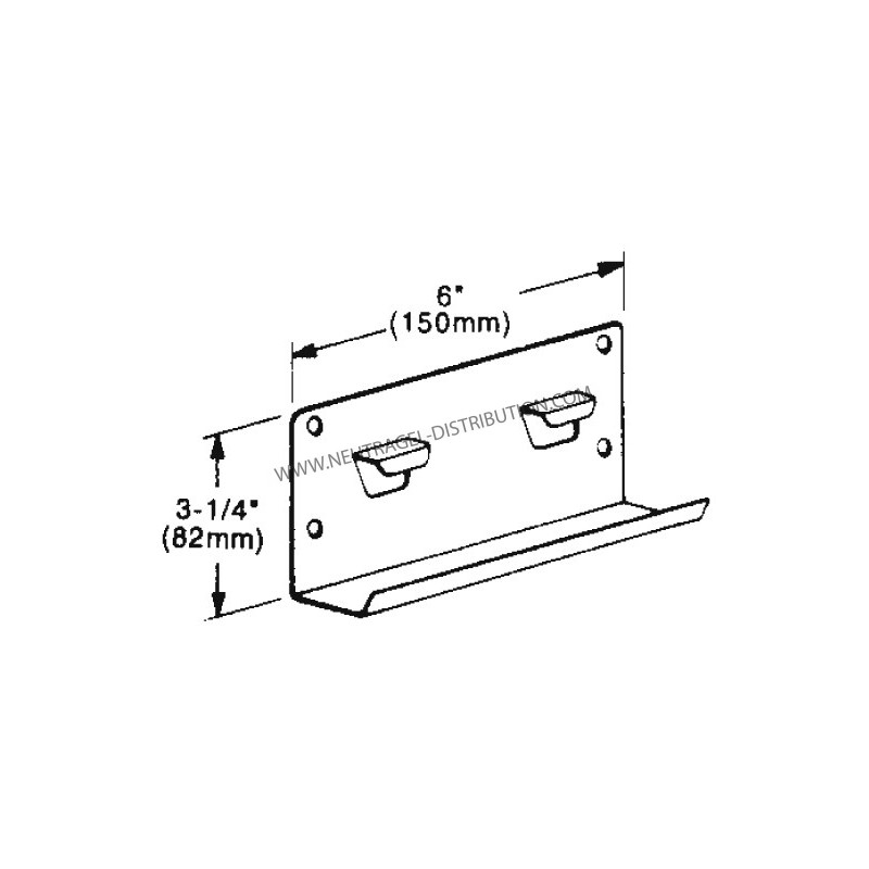 Plaque de fixation murale
