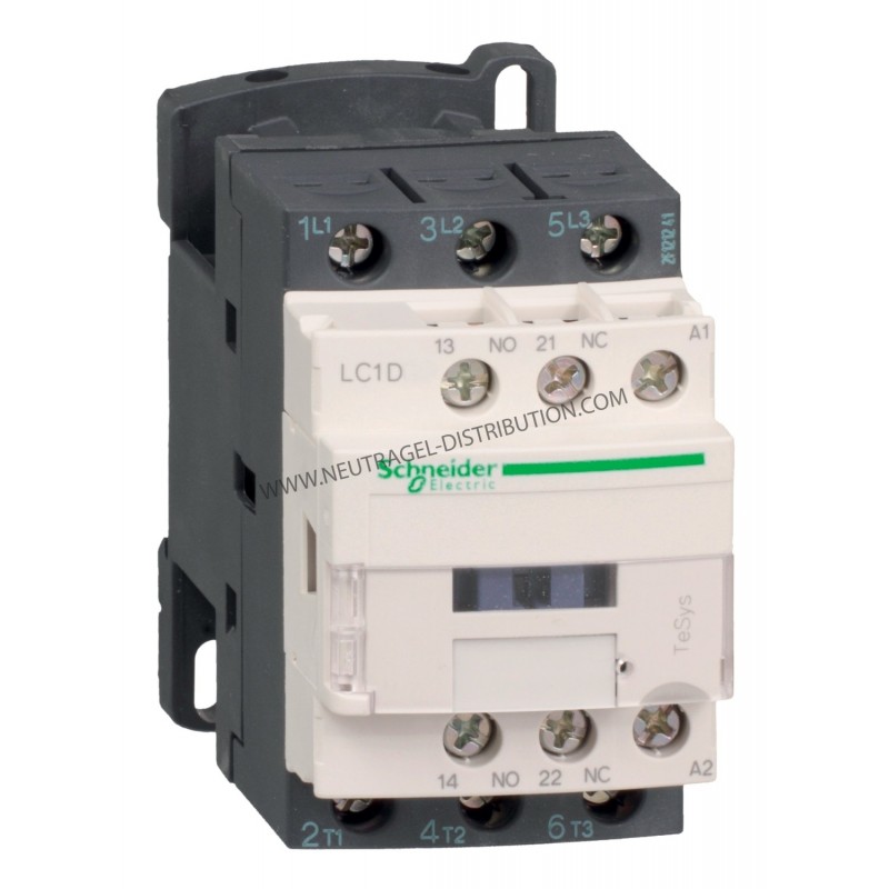 CONTACTEUR TRIPOLAIRE 2 CONTACTS AUXILAIRES LC1D32P7