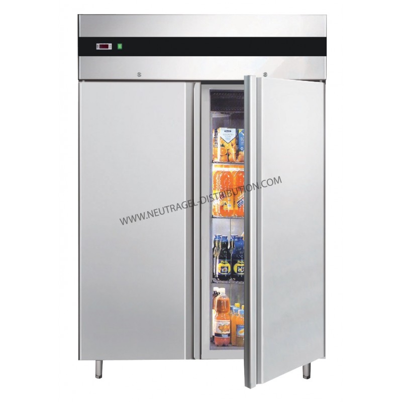 Armoire réfrigérée inox 2 portes -2/+8°C