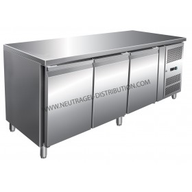 Desserte gamme GASTRO gN1/1 P-700 mm - grilles 530x325 mm 4 portes