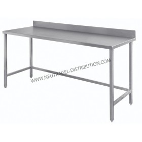 Table adossée 1800 démontable