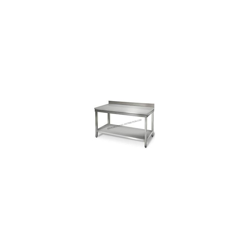Table adossée + étagère 1200 démontable