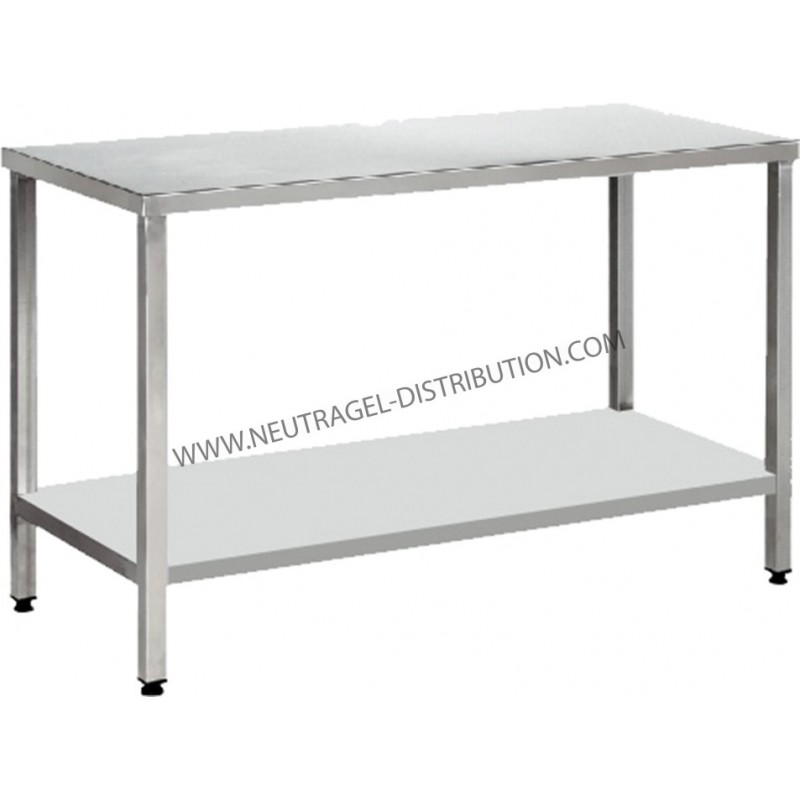 Table centrale + étagère 1800 montée soudée