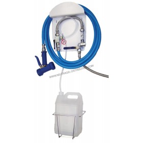 Centrale d'hygiène simplifiée avec enrouleur inox 1 produit