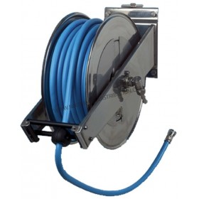 Centrale d'hygiène acier inox + enrouleur inox 2 produits