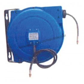 Enrouleur automatique air tuyau bleu