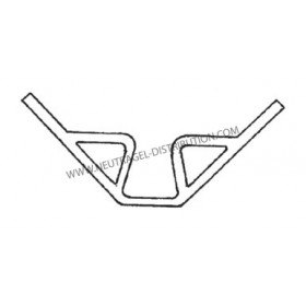 Support profilé femelle PVC