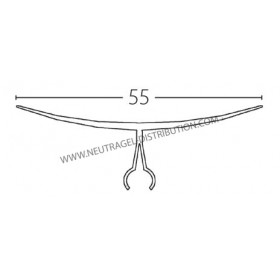 Profilé mâle monodureté