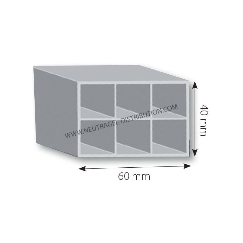 Chevron de sol 60 x 40 mm