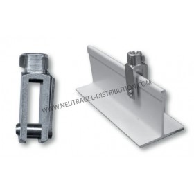 Chapes acier M10 pour "T" de suspente