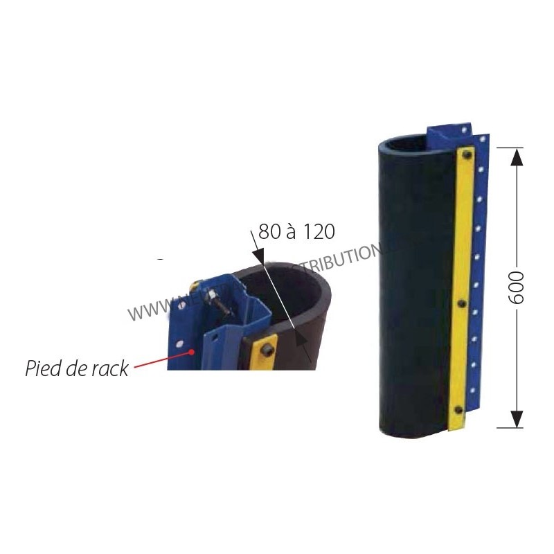 Protection pied de rack