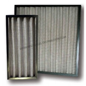 Filtre cadre galva média plissé