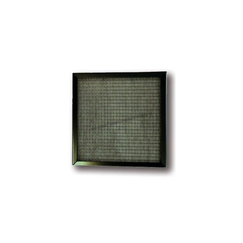 Filtre cadre galva média plan synthétique ou fibre de verre