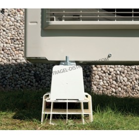 SUPPORT AU SOL "MP" RÉHAUSSE L450 X P135 X H65 MM