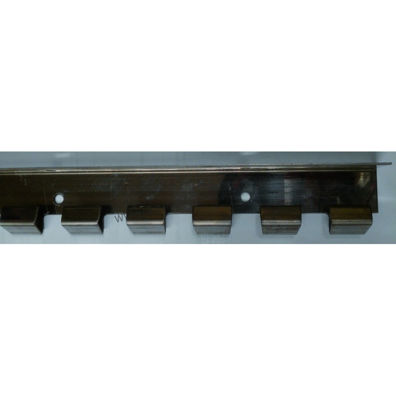 Support inox seul Larg 1968 mm